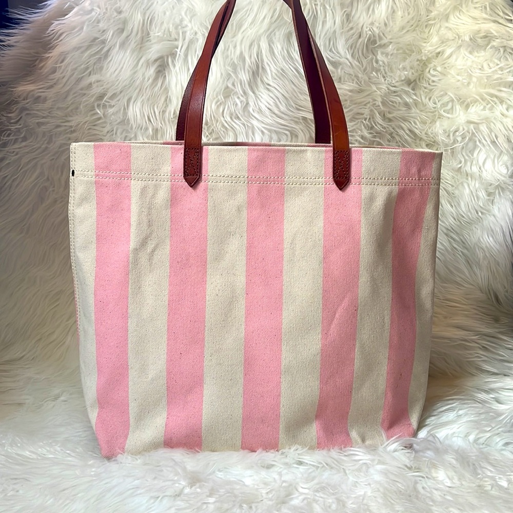 Madewell Candy Stripe Transport Tote